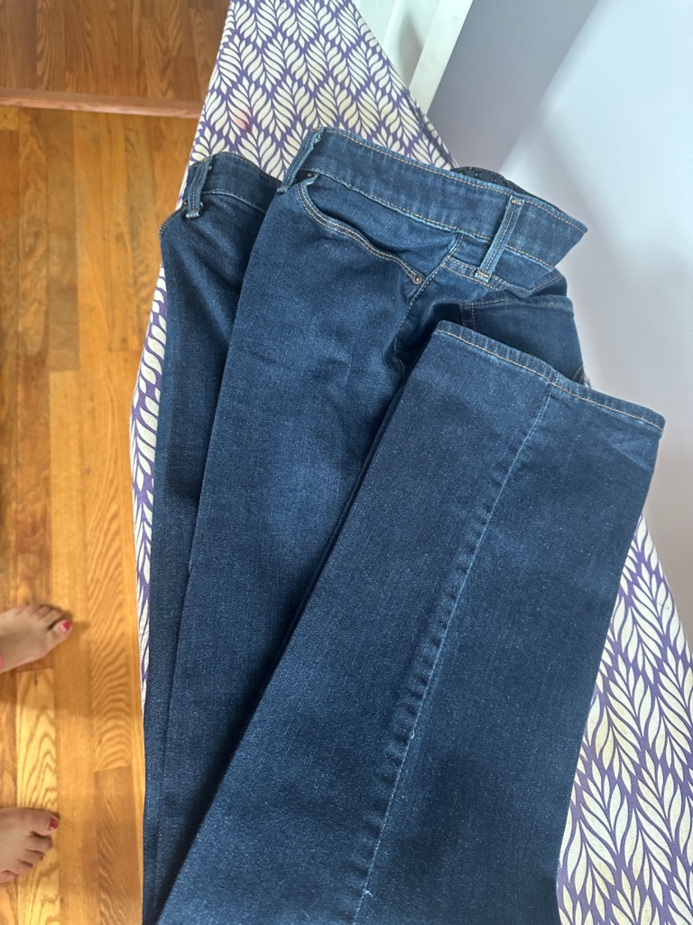 Classic Women's Dark Blue Jeans